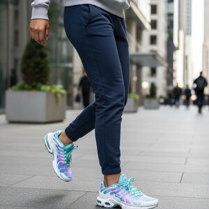 Nike Turquoise and Pastel Sneakers